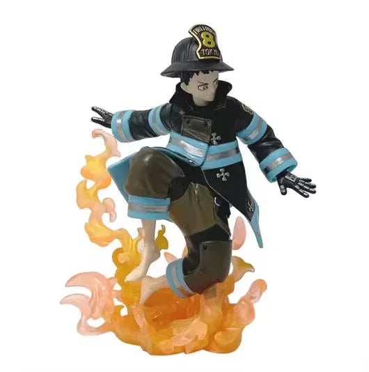 New pretty Enen no Shouboutai Shinra Anime Character Statue Model Collectible Figure Toy Decoration Anime Merchandise Small Gift