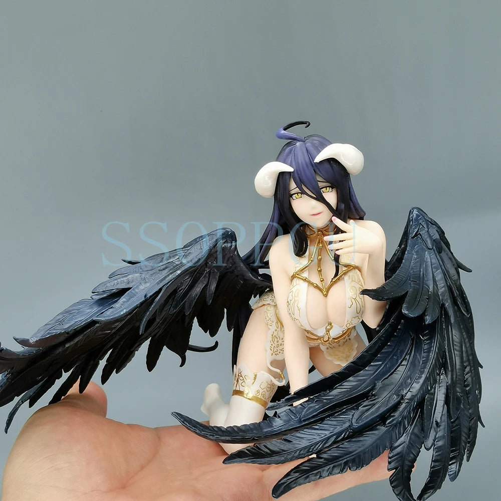 NEW 15CM Overlord Figure Albedo Lingerie 1/7 Claynel Anime Girl PVC Action Figure Toy Albedo Statue Adult Collection Model Doll