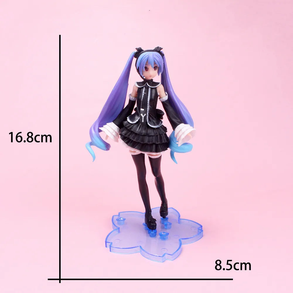 Hot Kawaii Girl Hatsune Miku Anime Figure Miku Action Figure Christmas Gift PVC Collection Model Doll Toys