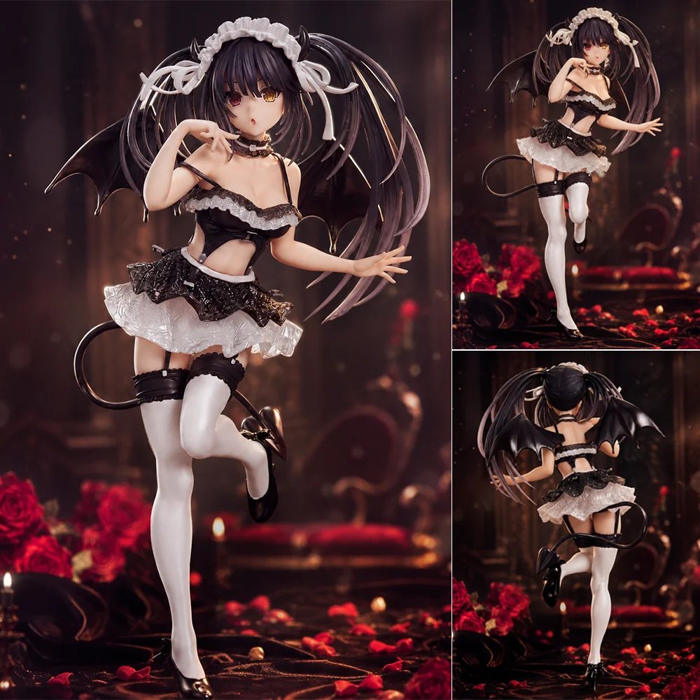 1pc Dark Demon Maid Figure Model, Anime Atmosphere Desk & Car Decor Collectible Statue, Ideal Gift for Birthdays & Holidays.