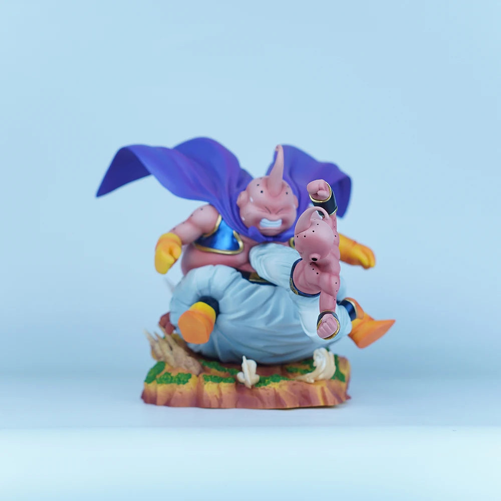 18cm/7.08in Anime Dragon Ball Figure Majin Buu VS Buu Action Figures Pvc Statue Desktop Ornamen Collection Model Toys Gifts