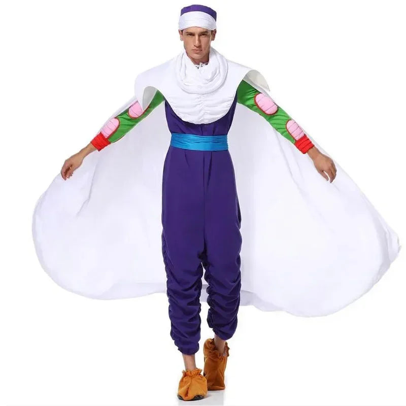Halloween Cosplay Son Goku Piccolo Adults Costume Anime Set Halloween