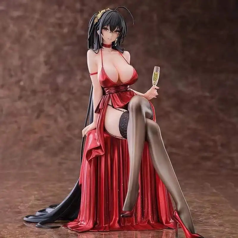 Azur Lane Gale 22cm Beautiful Girl Character Formal Dress Pvc Anime Collection Model Desktop Decoration Holiday Gift
