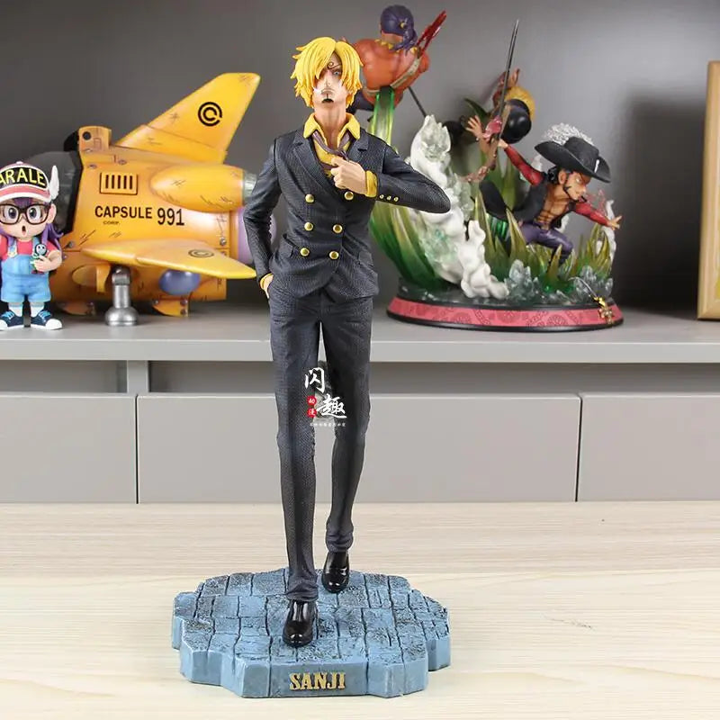 JT One Piece Sanji Suit Anime Figure Pvc Model Boxed Desktop Ornament Collectible Statue Gift For Adult Anime Fans Collectors