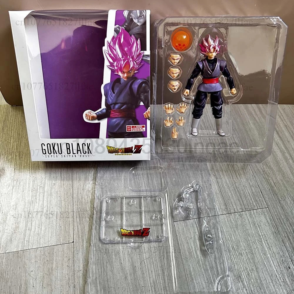 Dragon Ball Z Super Saiyan Rose Goku Black Action Figure Model Toys Joint Movable Gift For Friends Room Decor Christmas Present