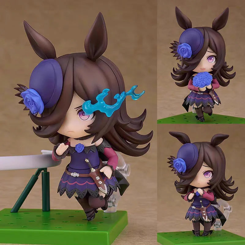 10CM Q Version Anime Uma Musume Pretty Derby Nendoroid Ko Articulated Action Figure Desktop Decoration Ornament Model Toys Gift