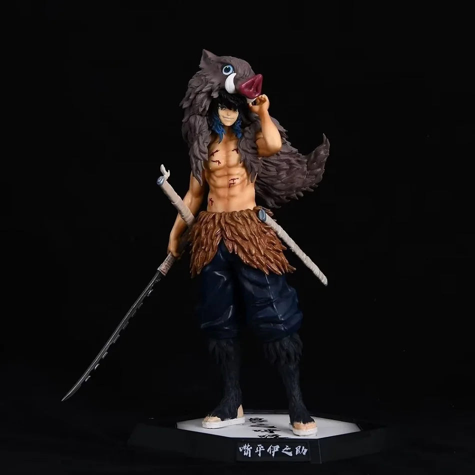 28-30cm Anime Demon Slayer Figure Kibutsuji Muzan Kamado Tanjirou Action Figure Model PVC Toy Peripheral Collection decoration