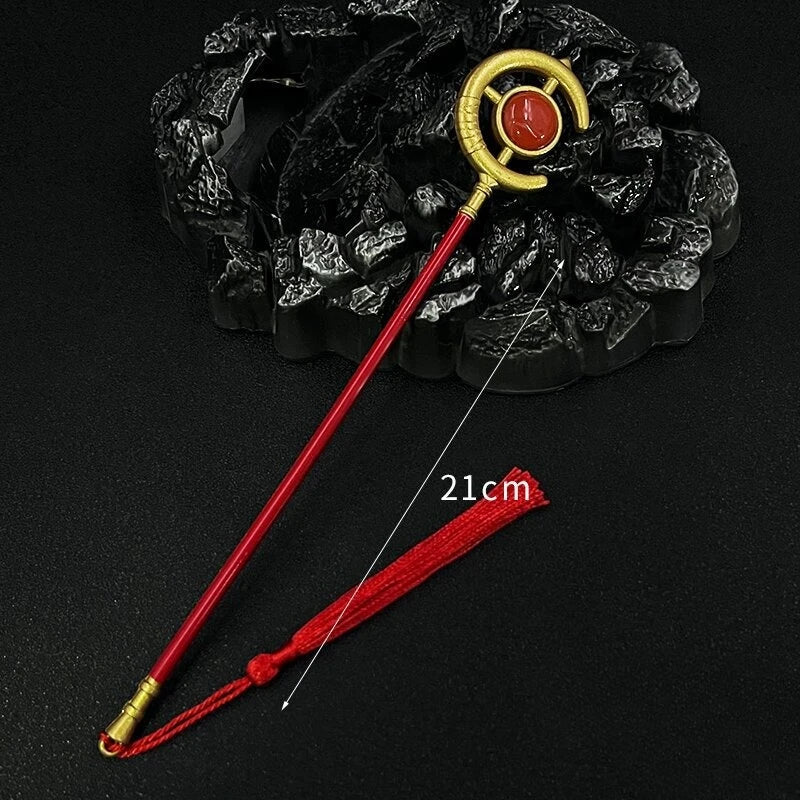 21cm Anime Frieren Metal Staff Himmel's Hero's Sword Anime Peripheral Gifts Toy Knife Desktop Ornament
