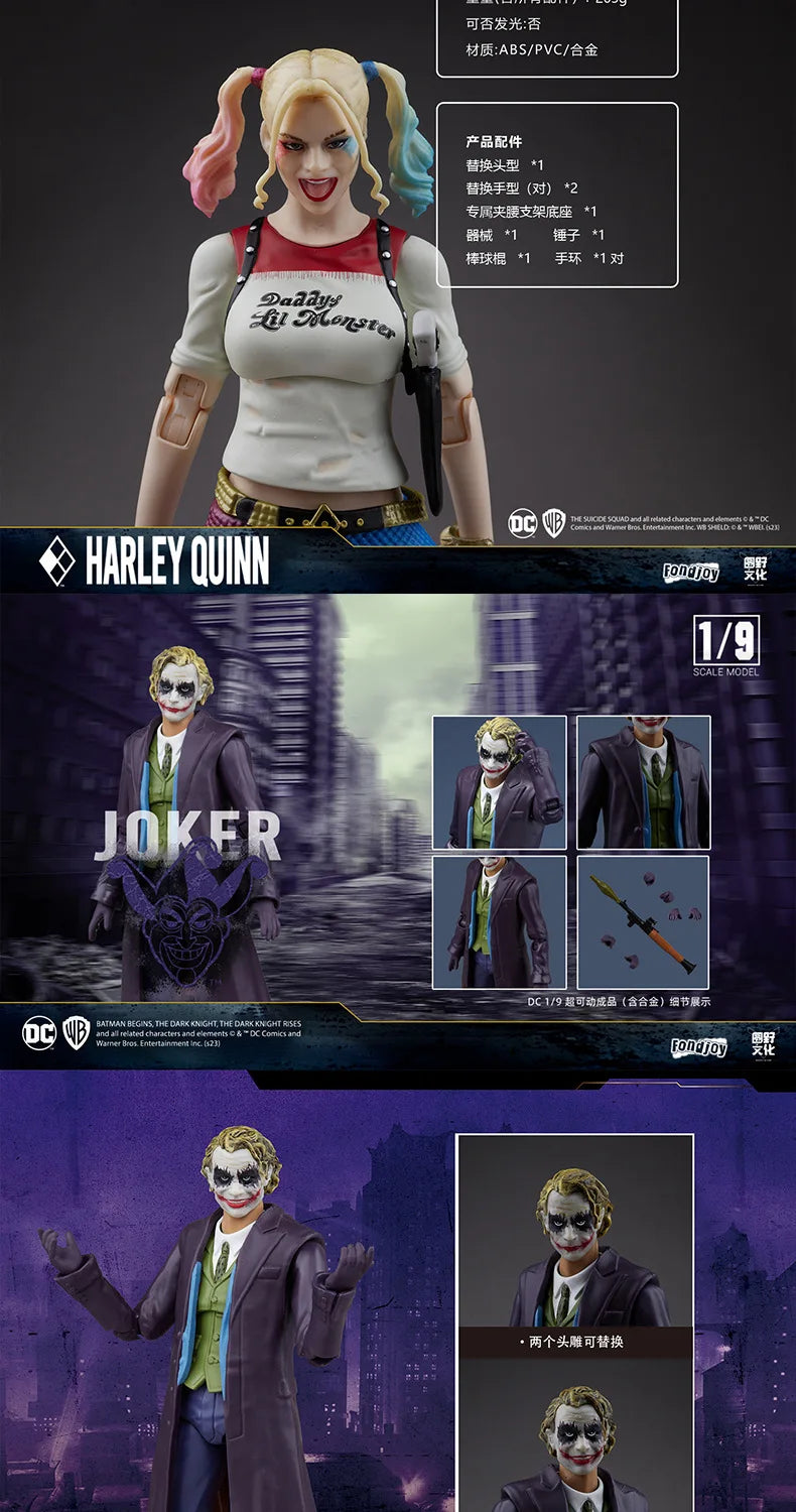 Justice League Figure Batman Action Figures Superman Aquaman Mera Harley Quinn PVC Collection Models Toys Gift