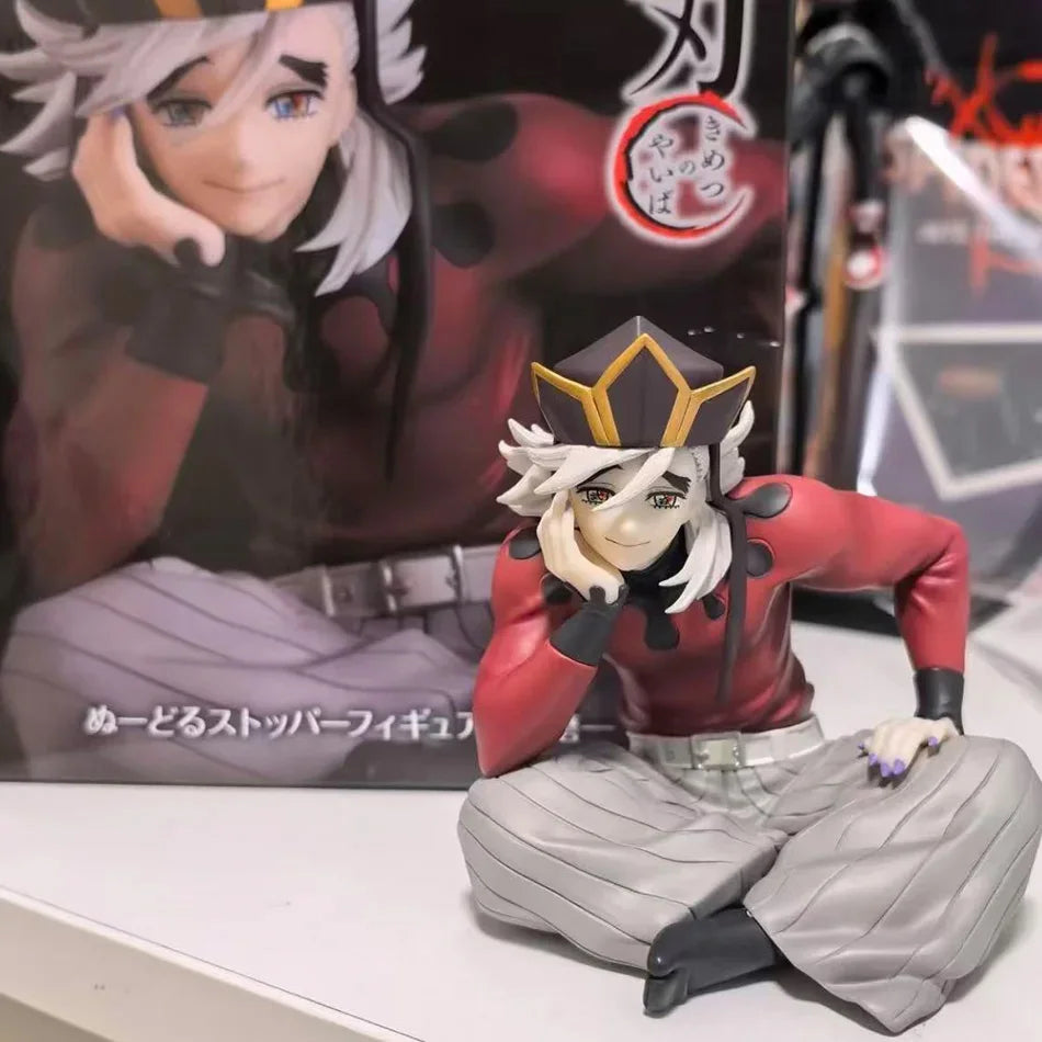 Hot Anime Demon Slayer Douma Premium Chokonose Noodle Stopper Anime Figure Action Figures Collection PVC Model Toys