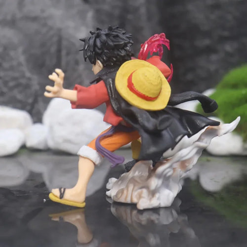 18cm One Piece Monkey D. Luffy Figures Battle Style Action Figures Anime Collection PVC Model Doll Toys Kid Birthday Gifts