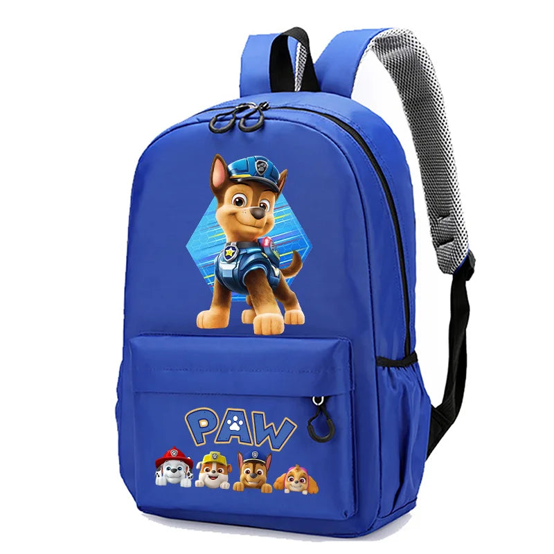 Paw Patrols Backpack Cute Anime Chase Skye Anime Student School Bag Travel Storage Bags Marshall Fashion Casual Knapsack Gift