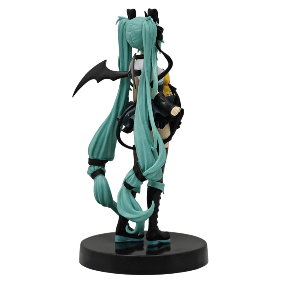 21CM Hatsune Miku X Cinnamoroll Raccoon Demon Kuromi Kawaii Anime Peripheral Figure PVC Action Figure Model Doll Toy Gift