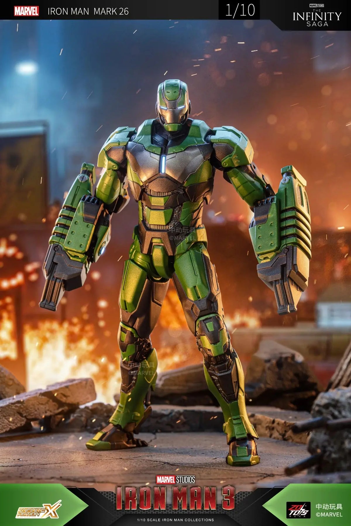 ZD Toys Iron Man Action Figure Mark 35 Red Snapper Iron Man MK 24 MK 22 MK 47 Tony Stark Ironman Figure Action Collect Toy Gift