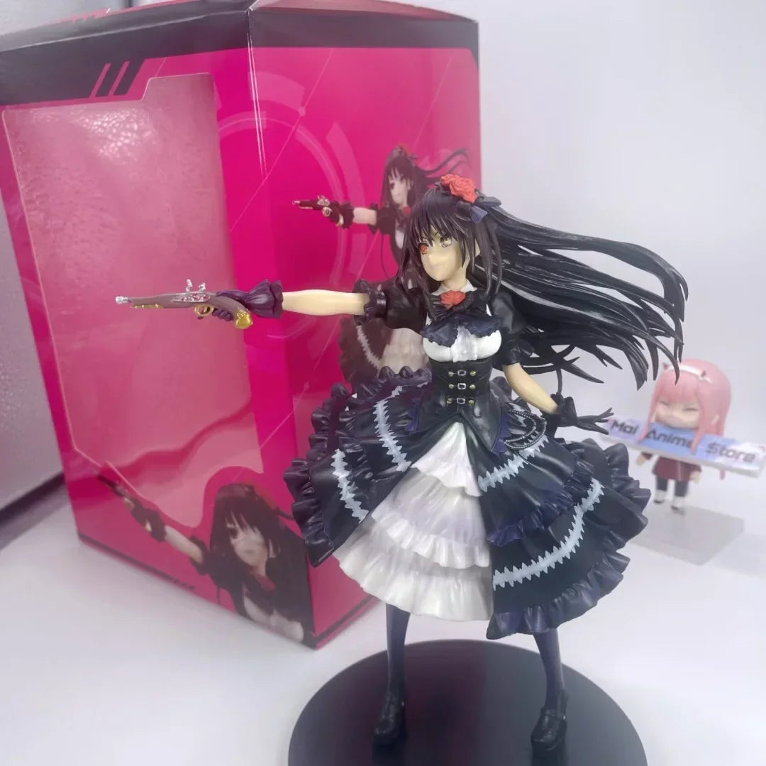 Anime Tokisaki Kurumi Figure Zafkiel Black Kurumi Figurine Date A Live Statue House Decoration Desk Room Accessories Toy Gift