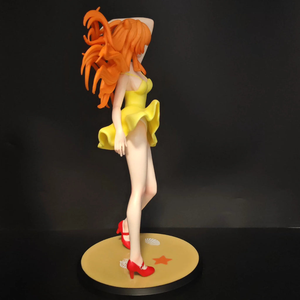 Asuka Langley Soryu Anime Girl Figure Collectible Pvc Model Statue Desktop Ornament For Home Display Decoration Anime Lovers