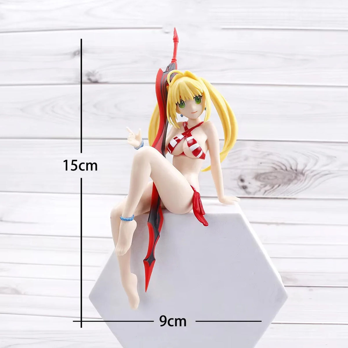 Rem Ram Emilia Anime Character Figure Statue, Detailed Painted Desktop Collectible Ornament for Shelf Display & Gifting