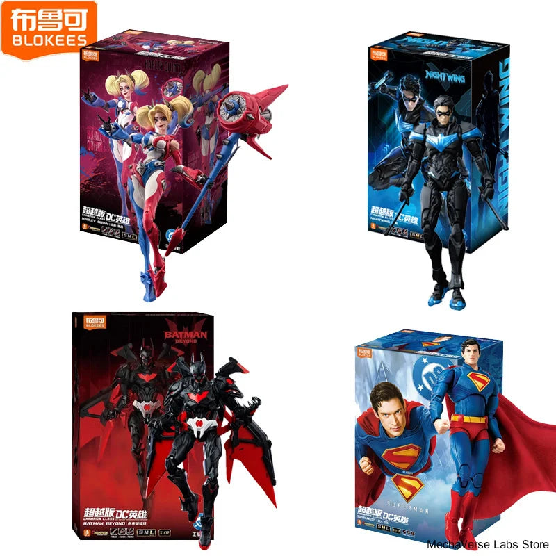 Blokees DC Heroes Harley Quinn Champion Class Blocks Figure Collectible Toy Desktop Display Home Decoration Collection Gift