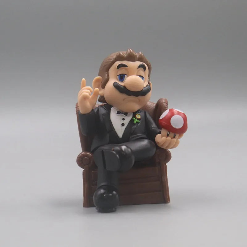 New Cosplay The Godfather The Joker With Chair Action Figure Toys Collection Movie Model PVC Doll Desktop Ornament
