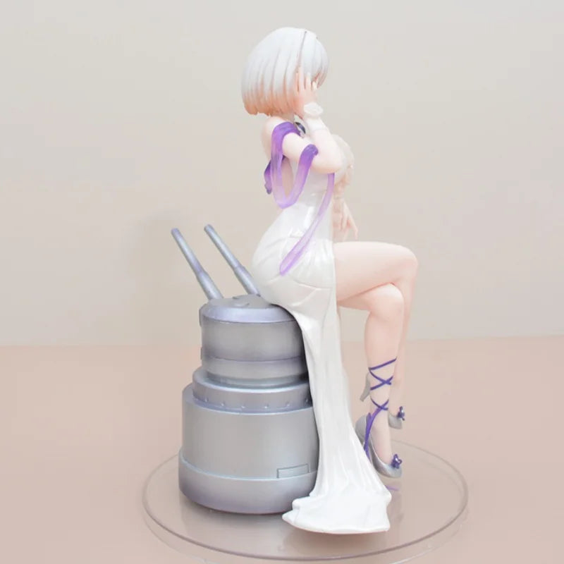Azur Lane Sirius White Rose Ver. Face-swapped Seated Dress Ship Equipment Figure Model Ornament