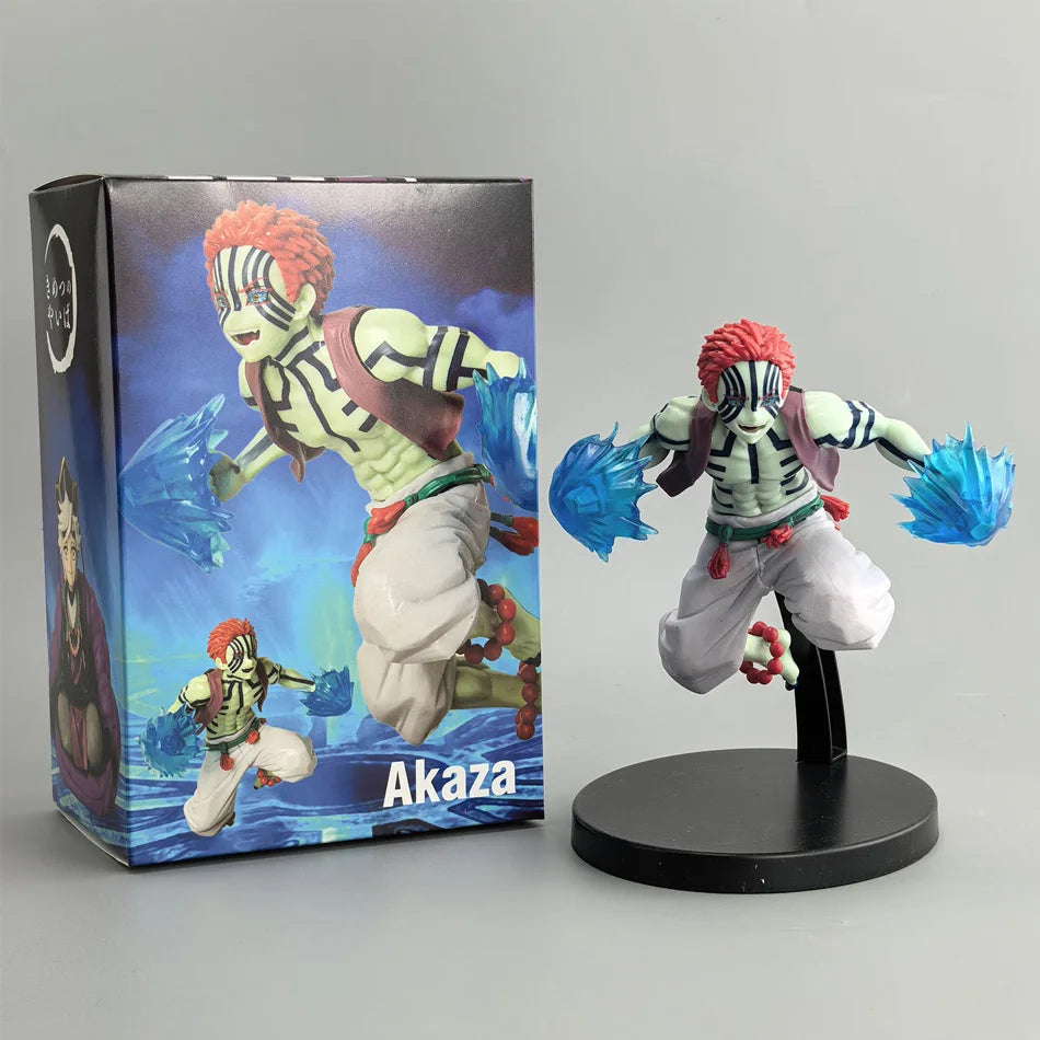 Bandai Anime Demon Slayer Figure Model Juuni Kitsuki Akaza Battle Figure Kimetsu No Yaiba Desktop Decoration Collection Gift