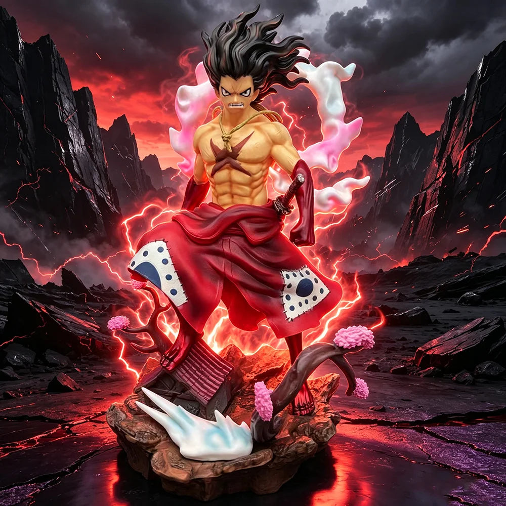 34cm/13.38in Anime ONE PIECE Figure Luffy Action Figures Pvc Collection Model Toys for Gifts