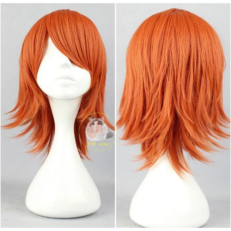 Movies Anime Nami Cosplay Costume Nami Uniform Shirt Skirt Nami Wig Halloween Party Performance Wear Clothing Womens