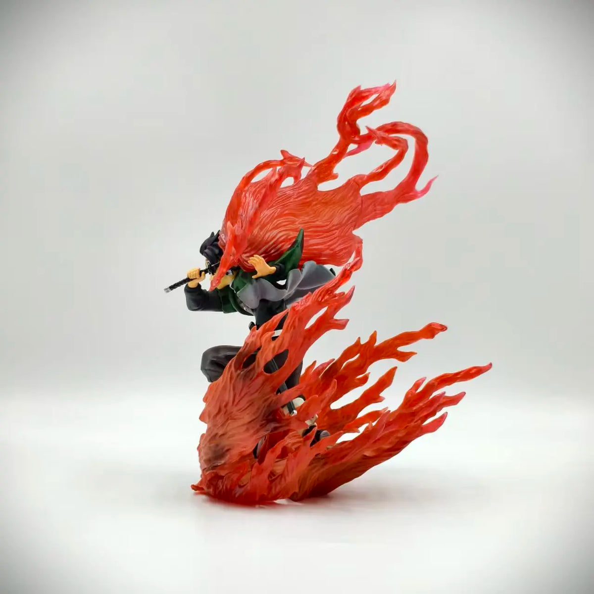 21cm 8.2 inch Anime Kamado Tanjirou Action Figures Pvc Statue Desktop Ornamen Collection Statue Model Decoration Room Toys Gifts