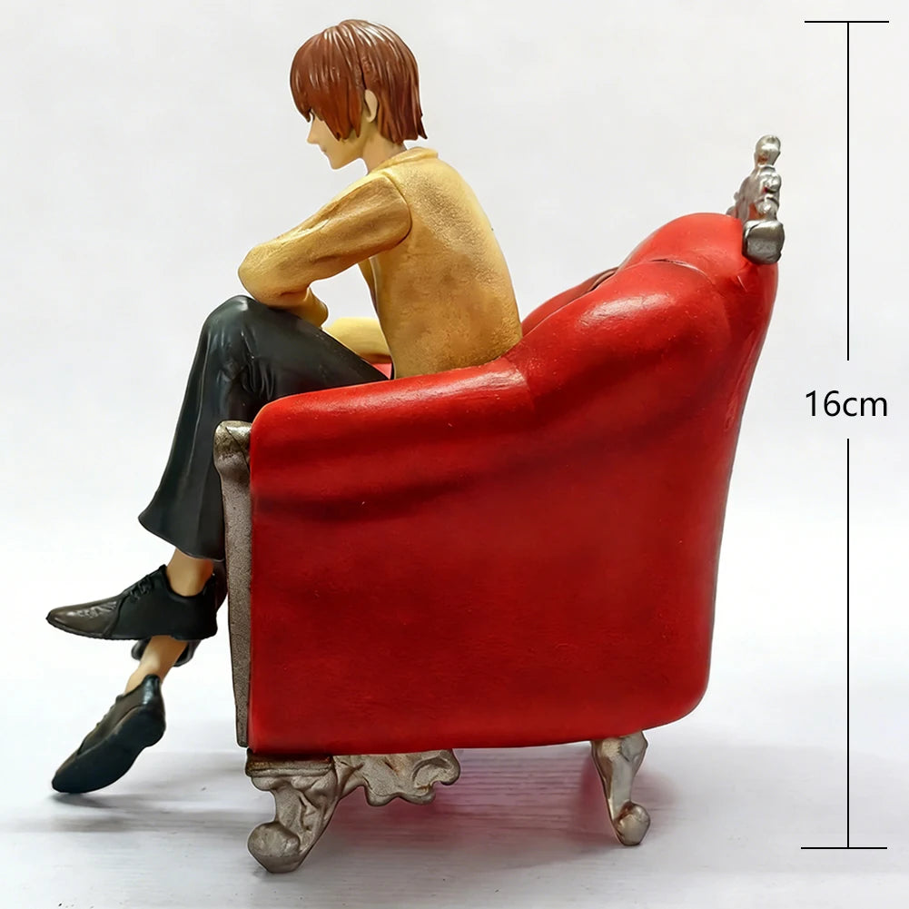 Death God Anime Figure Yagami Light Action Figure L Lawliet Yagami Light Figurine Decoration PVC Adult Collection Model Doll Toy