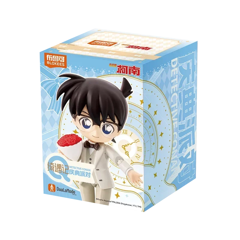 In Stock BLOKEES Detective Conan Encounter Q Series 30th Anniversary Kaito Kid BJD Figure Collectible Model Ornament Toy