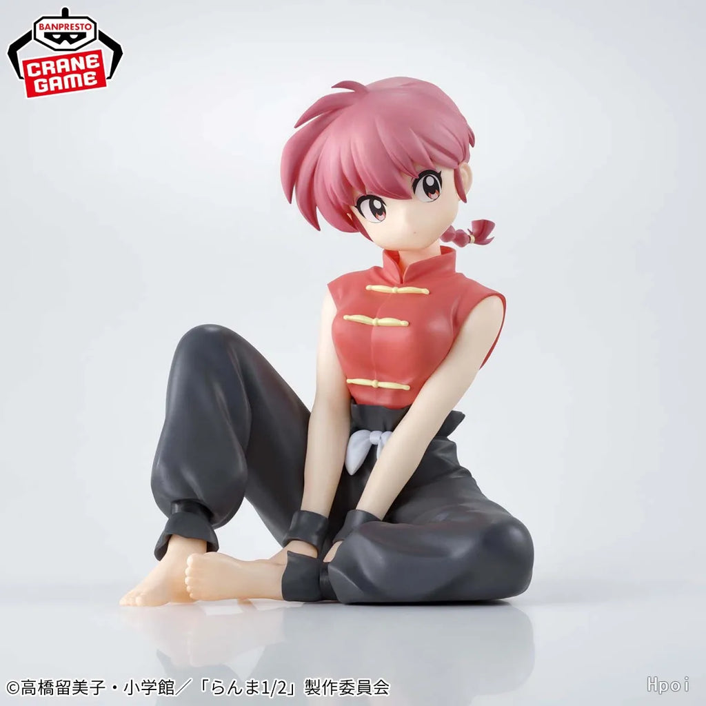 In Stock Original BANDAINAMCO BANPRESTO Ranma 1/2 Relax Time Shampoo Tendou Akane Ranma PVC Figure Model Collector Birthday Gift