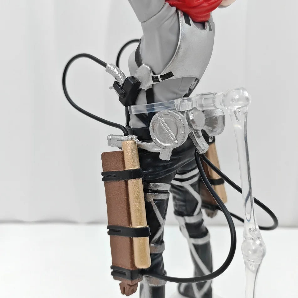 21cm Anime Attack on Titan Figure Eren Jaeger & Mikasa Ackerman Action Figures Model  PVC Collectible Figurine Doll Toys Gifts