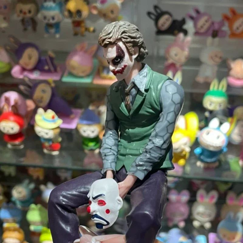 Joker & Harley Quinn PVC Sitting Exquisite Figure, Desktop & Car Decoration Ornament, Birthday & Holiday Gift