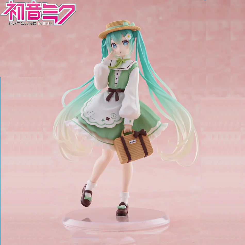 Hatsune Miku Desktop Cute Action Figure 20cm Fashion Country Ver. Anime Figurine Kawaii Girl Model Toy - Adorable Decor
