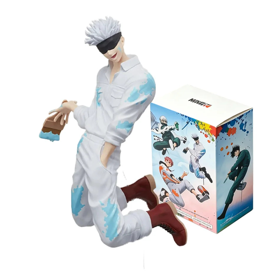 Anime Merch Bandai Original Jujutsu Kaisen GRAFFITI BATTLE Fushiguro Megumi Kugisaki Nobara Panda Gojo Satoru Anime Figure Toy