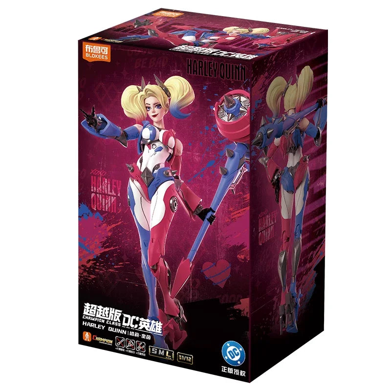 Blokees Heroes Harley Quinn Nightwing Batman Beyond Champion Class Figure Batman Toy Collectible Desktop Assemble Display Gift