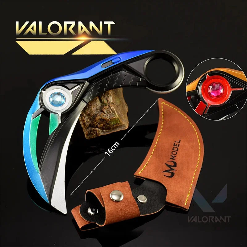 Valorant Melee Knife Toy Sword Figure Karambit Prime Reaver Series VCT Claw Knife Ion Tactical Knives Boys Gifts Game Gifts