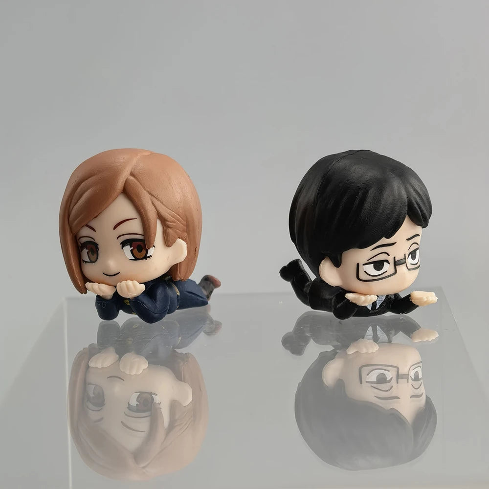 14pcs Anime 7pcs  Jujutsu Kaisen Satoru Kugisaki Sukuna Geto Suguru Gojo Itadori Yuji Megumi Figure Cute Toys Collection Model