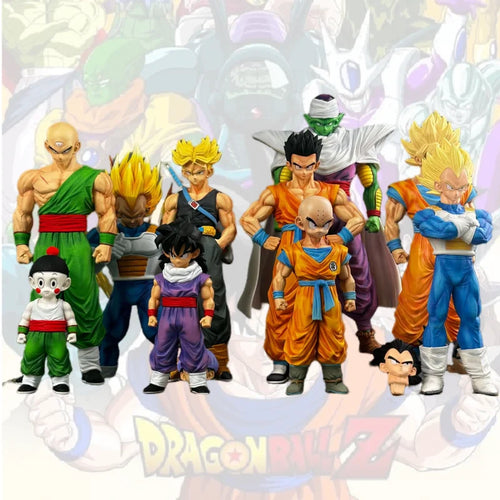 2026 Hot Dragon Ball Anime Characters Goku Piccolo Krin Personality Handsome Figure Model Creative Ornaments Collection Toys