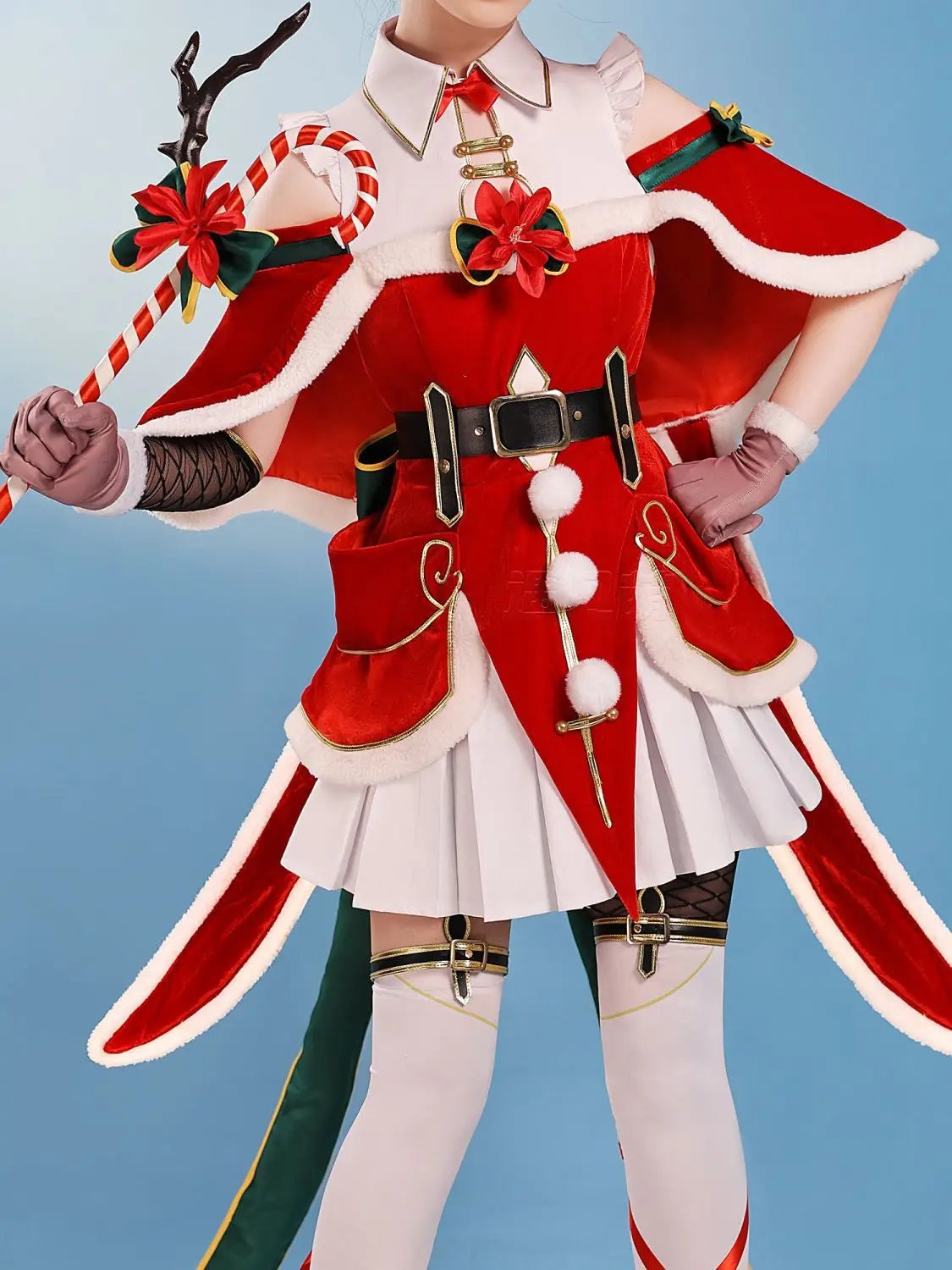 Rem Ram Christmas Dress Emilia Cosplay Costume Anime Re:ZERO - Starting Life in Another World  Dress for Women Halloween Suits