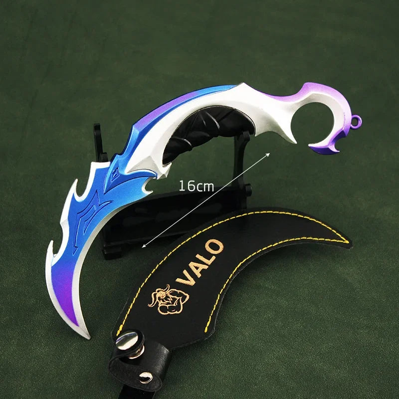 Valorant Melee Knife Toy Sword Figure Karambit Prime Reaver Series VCT Claw Knife Ion Tactical Knives Boys Gifts Game Gifts