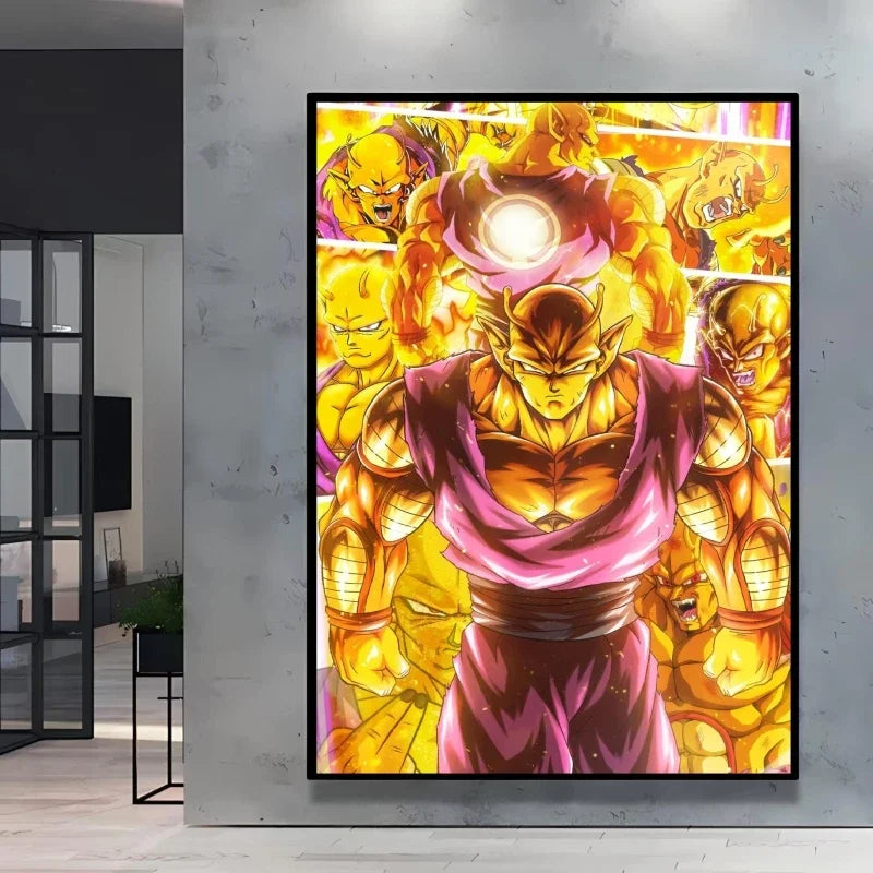 Classic Dragon Ball Goku Posters Canvas Printing Character Action Figures Vegeta Home Decorative Modern Living Room Posters