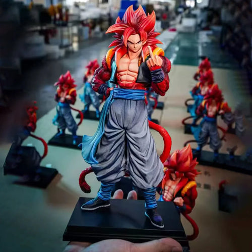 Jt Statue Dragon Ball Ssj4 Gogeta Figure Replaceable Hands Super Saiyan 4 Gogeta Pvc Action Figures Collection Model Toys Gifts