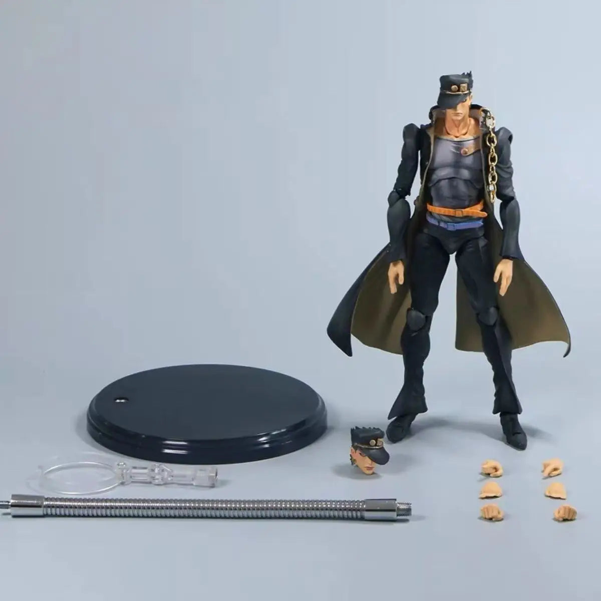 22cm 8.6 inch Anime Star Platinum Jotaro Kujo Action Figures Pvc Statue Desktop Ornamen Collection Statue Model Toys Gifts