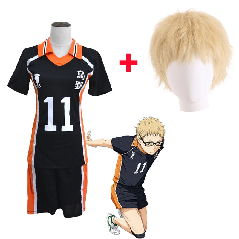 Anime Haikyuu Cosplay Sportswear Jerseys Karasuno Koukou High School Hinata Shoyo Oikawa Kageyama Tobio Volleyball Club Costume