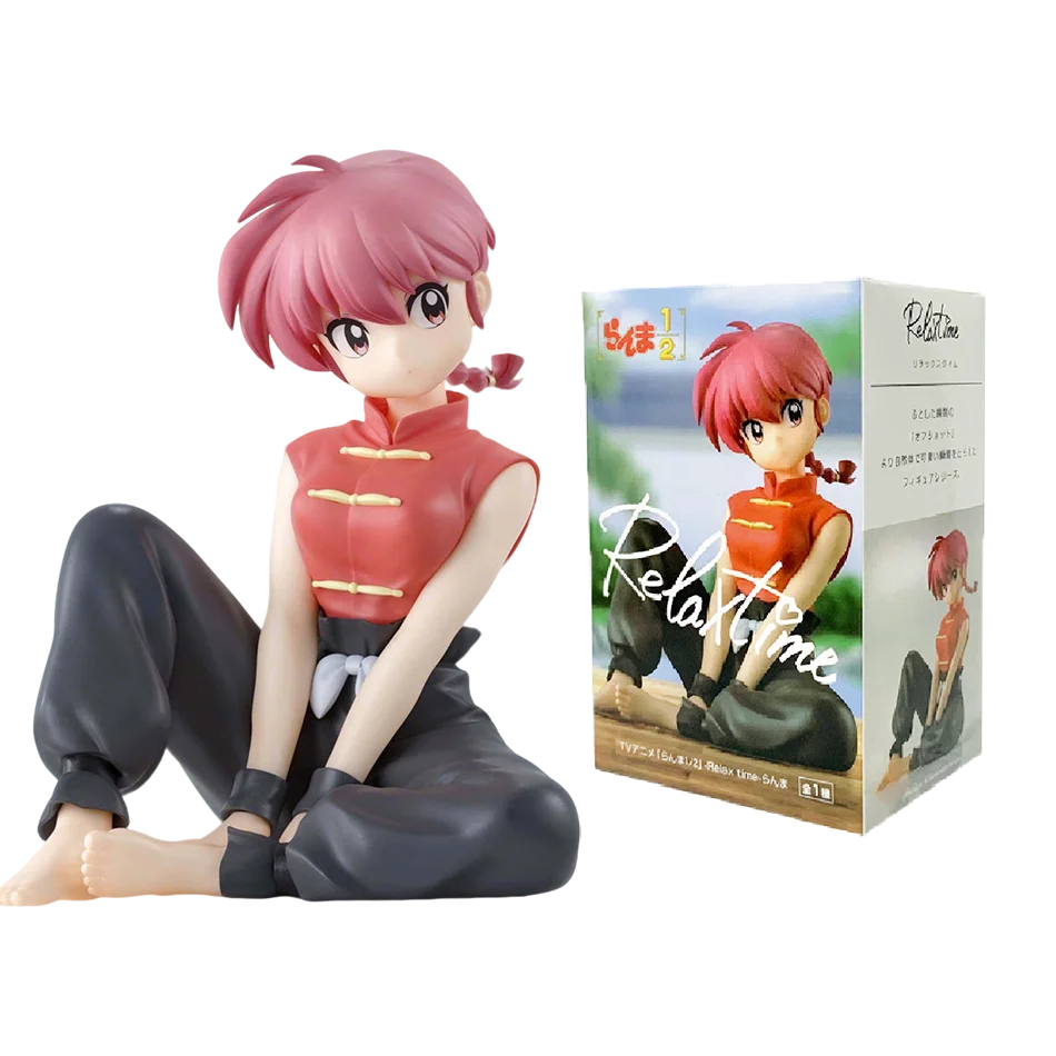 In Stock Original BANDAINAMCO BANPRESTO Ranma 1/2 Relax Time Shampoo Tendou Akane Ranma PVC Figure Model Collector Birthday Gift