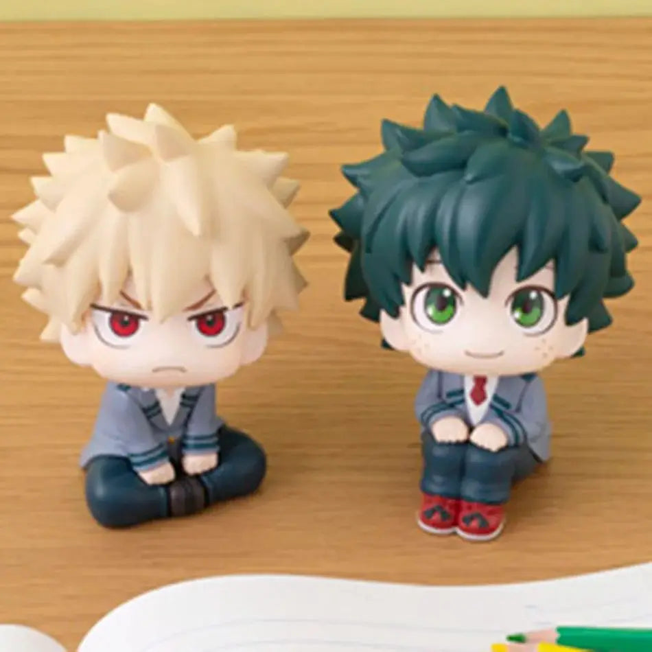 Hot My Hero Academia Bakugou Katsuki Midoriya Izuku Todoroki Shouto Toga Himiko Anime Figure PVC Collectible Model Toys Kid Gift
