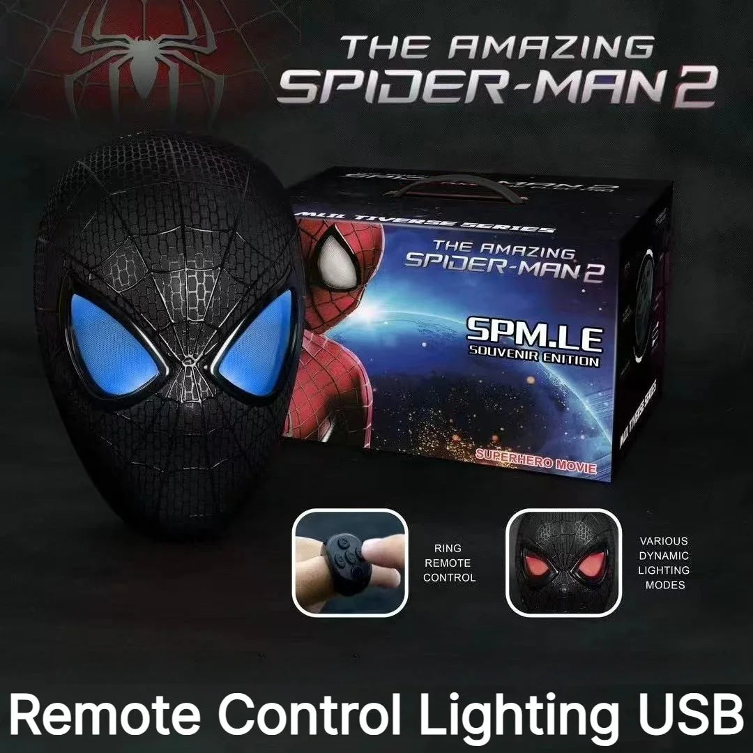 Superhero Mask/Spider-Man Helmet, Anime Character Cosplay, Full-face Mask, All-season Sun Protection, Party Gift.