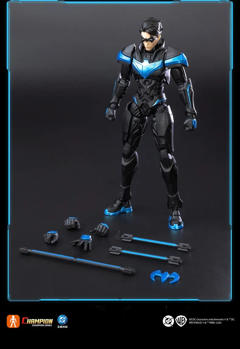 Blokees Heroes Harley Quinn Nightwing Batman Beyond Champion Class Figure Batman Toy Collectible Desktop Assemble Display Gift
