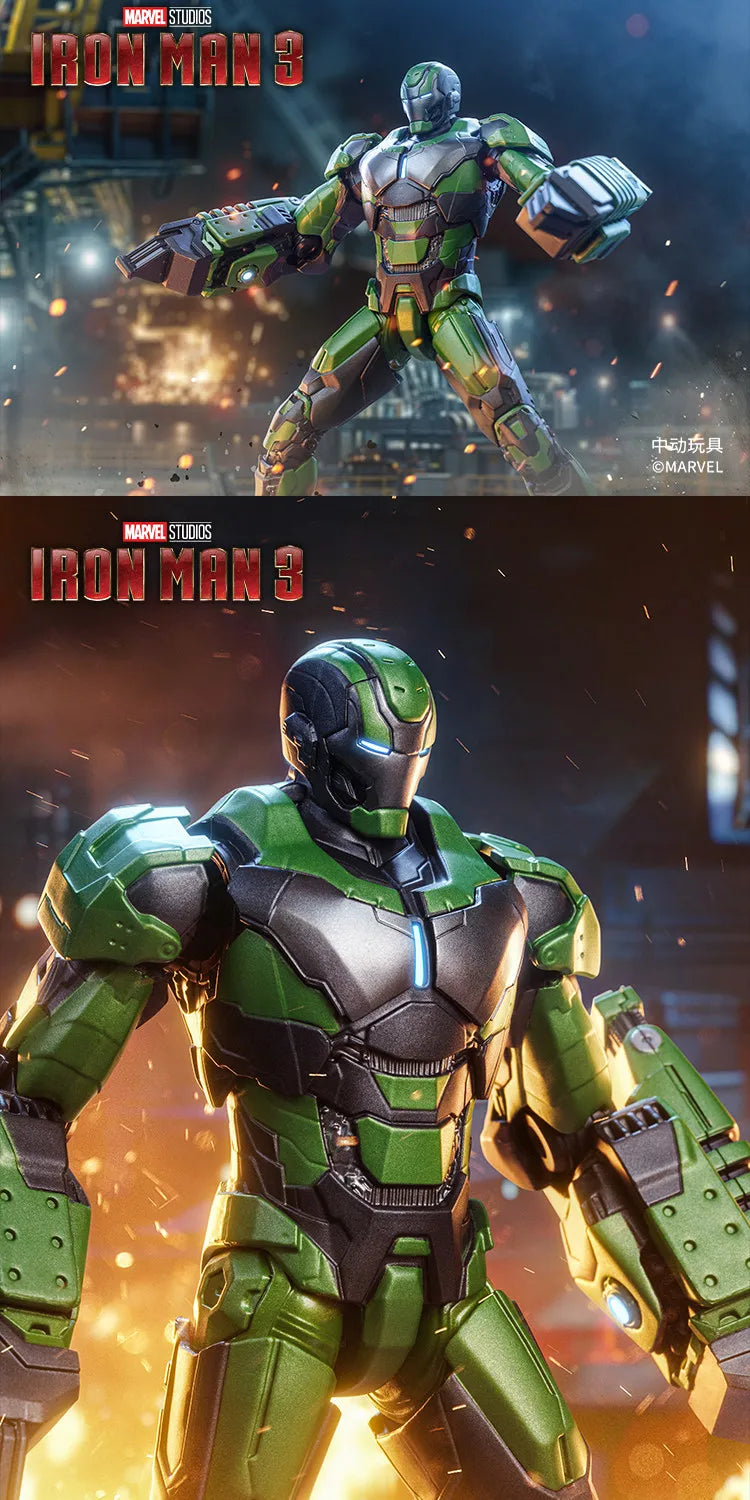 ZDTDS   Iron Man MK26 Gamma Action Figure Joint Movable Collectible Model Desktop Display Gift For Adult Fans